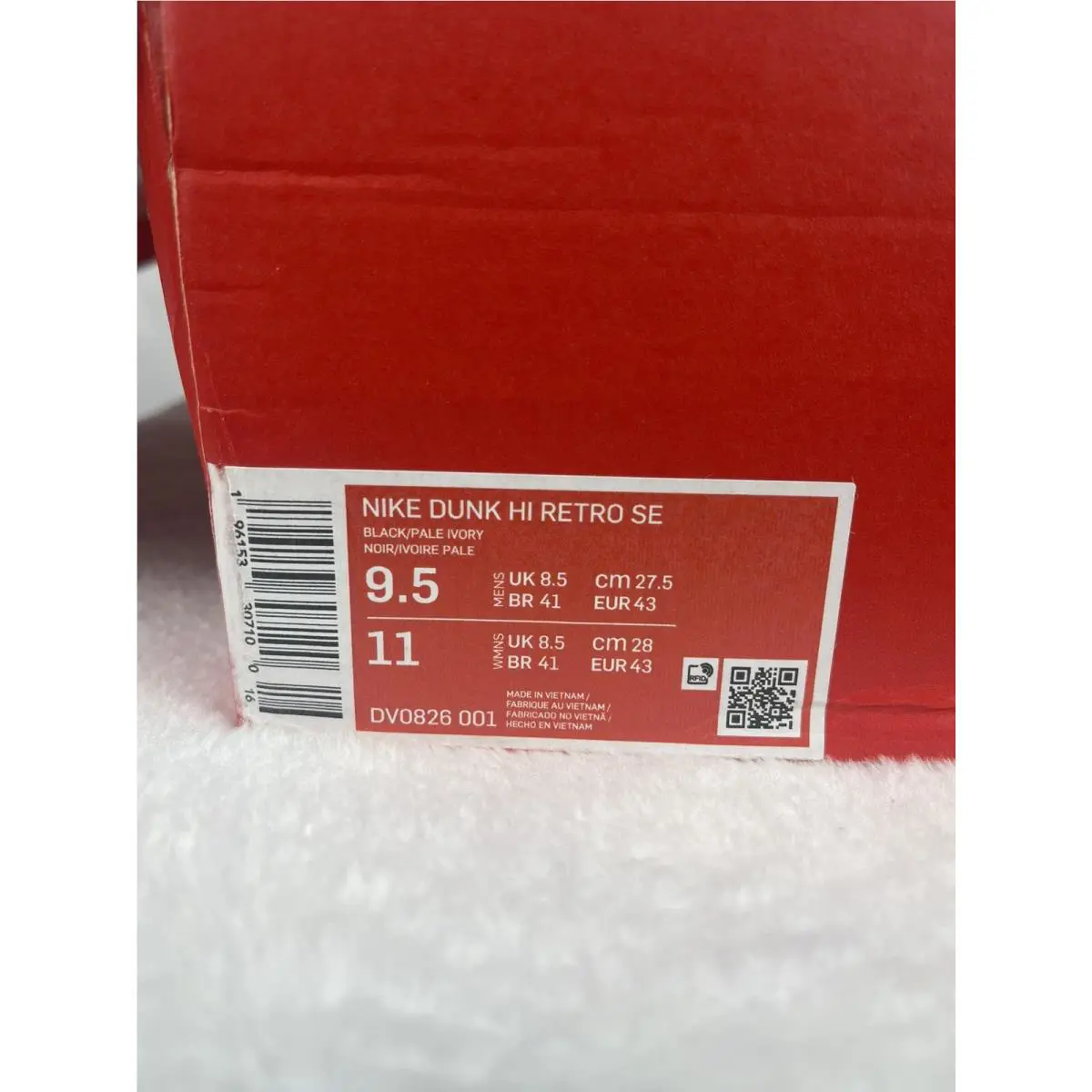 Nike shoes - Nike Dunk High - Dunk High - DV0826-001 - Black (UPC: 196153307117) 5