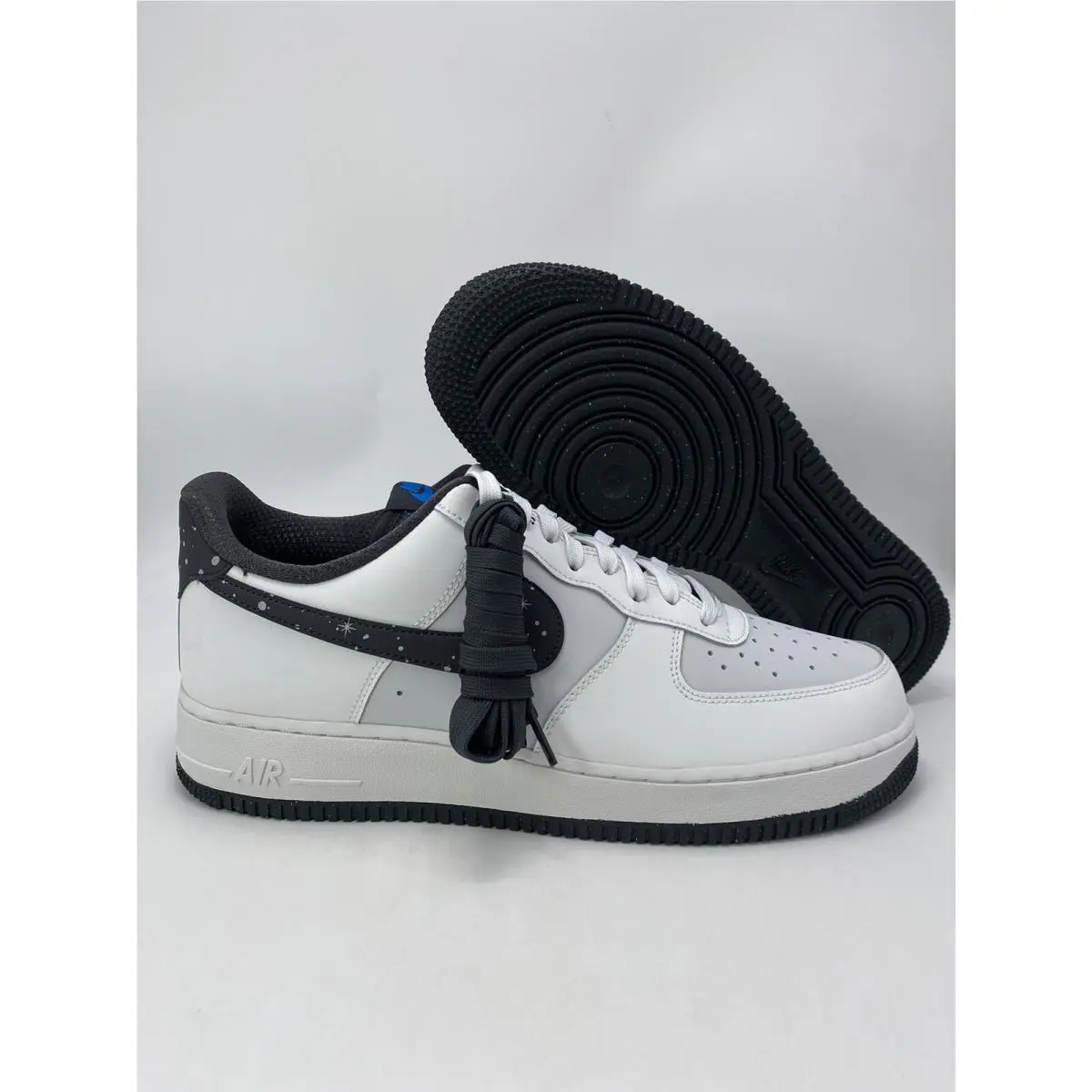 Nike Air Force 1 `07 Summit White Anthracite Shoes FV6656 100 Men`s Size 12