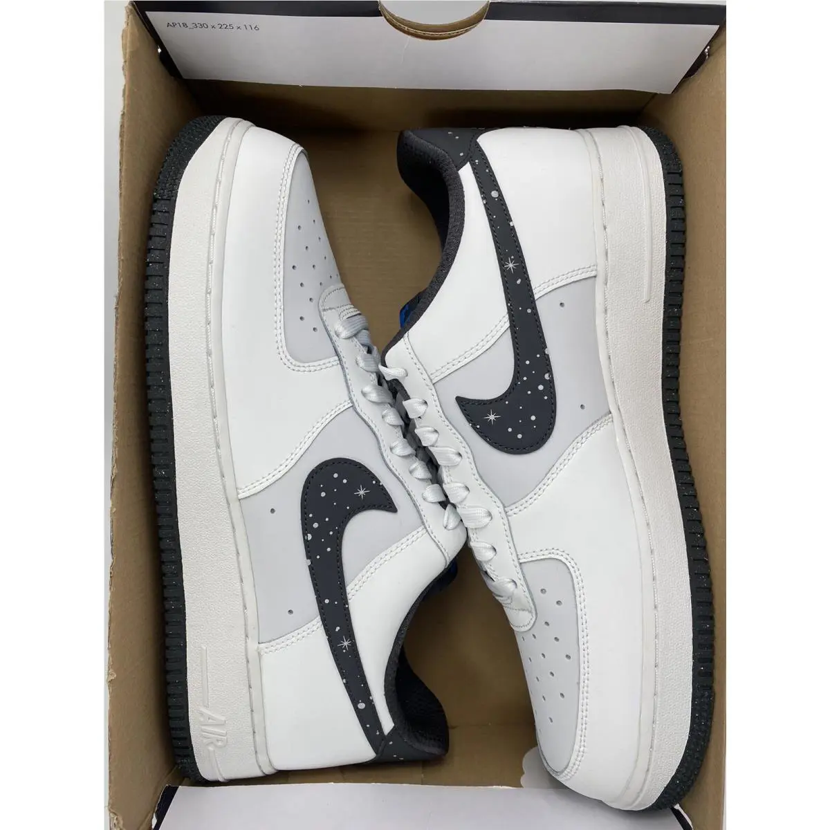 Nike shoes - Nike Air Force 1 - Air Force - FV6656 100 - Summit White/Anthracite (UPC: 196974563853) 5