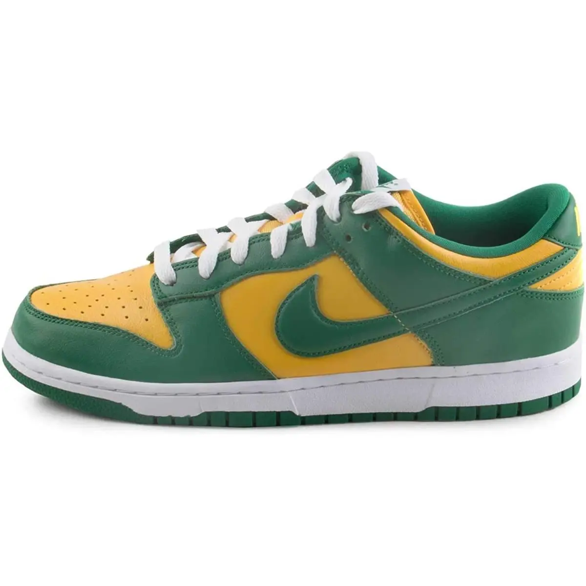 Nike Mens Dunk Low SP Brazil Varsity Maize/pine Green Leather Size 13