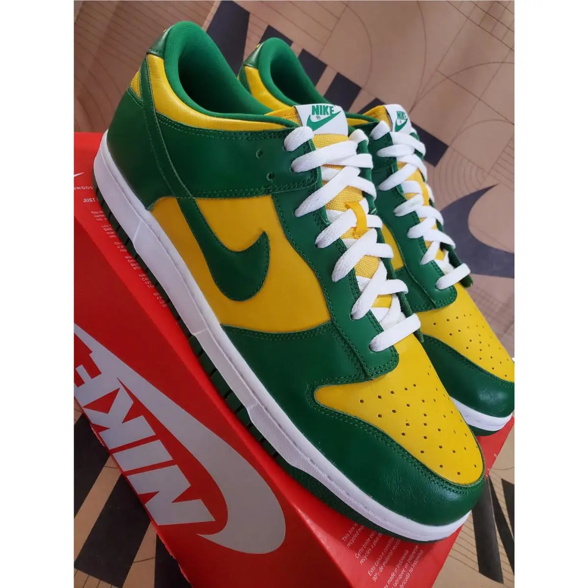 Nike shoes - Nike Dunk Low - Dunk Low - CU1727-700 - VARSITY MAZE/PINE GREEN 0
