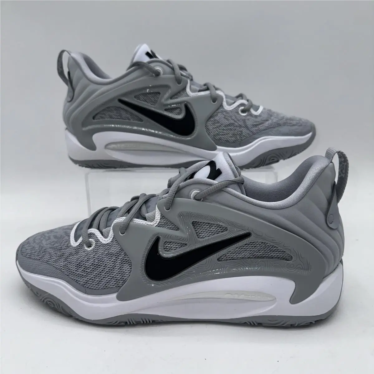 Nike Men`s Size 11.5 KD15 TB DX6648 003 Gray Basketball Sneaker Sports