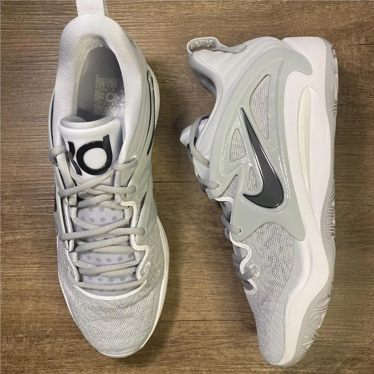 Nike KD 15 TB Promo ‘wolf Grey’ Men’s Size 11.5 Basketball Shoes DX6648-003