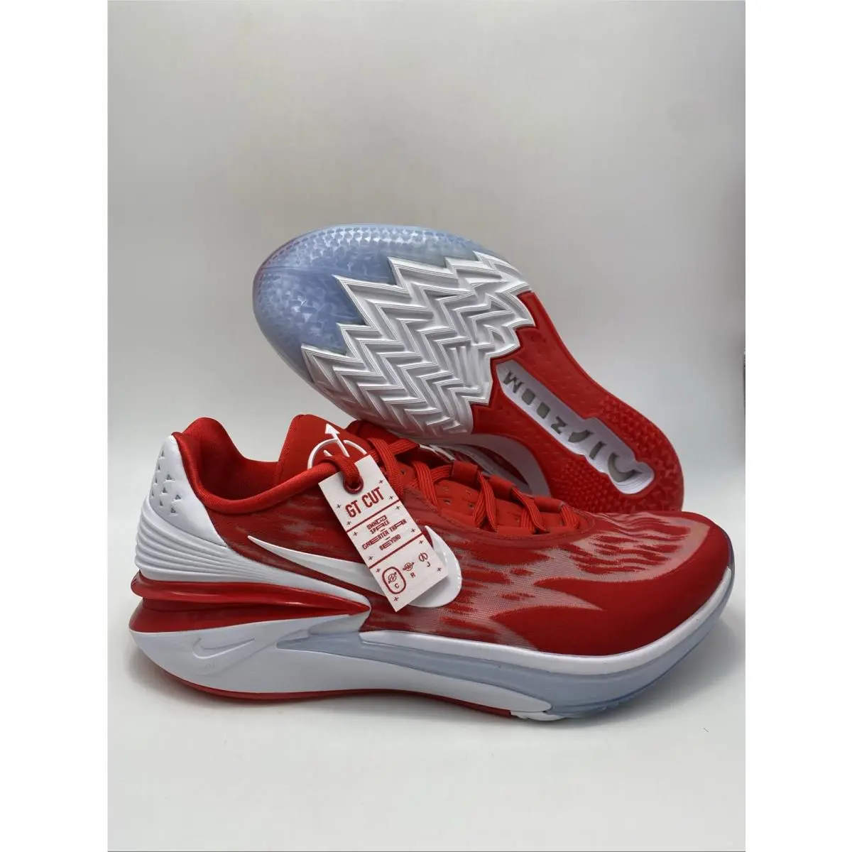 Nike Air Zoom G.t Cut 2 TB P University Red White DX6650 602 Men`s Size 13