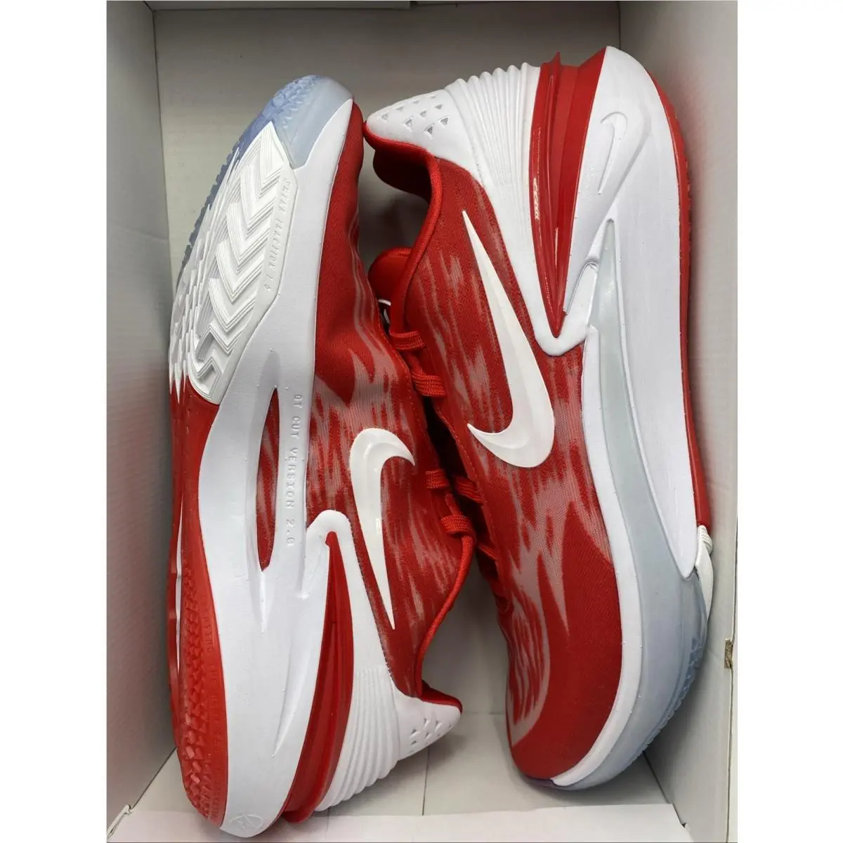 Nike shoes - Nike Air Zoom GT Cut - DX6650 602 - University Red/White (UPC: 196149856650) 5