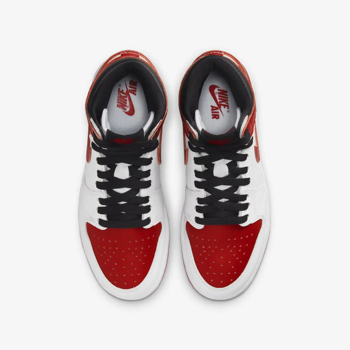 Nike shoes - Air Jordan 1 Retro High - 575441 161 - White/ University Red-Black 5