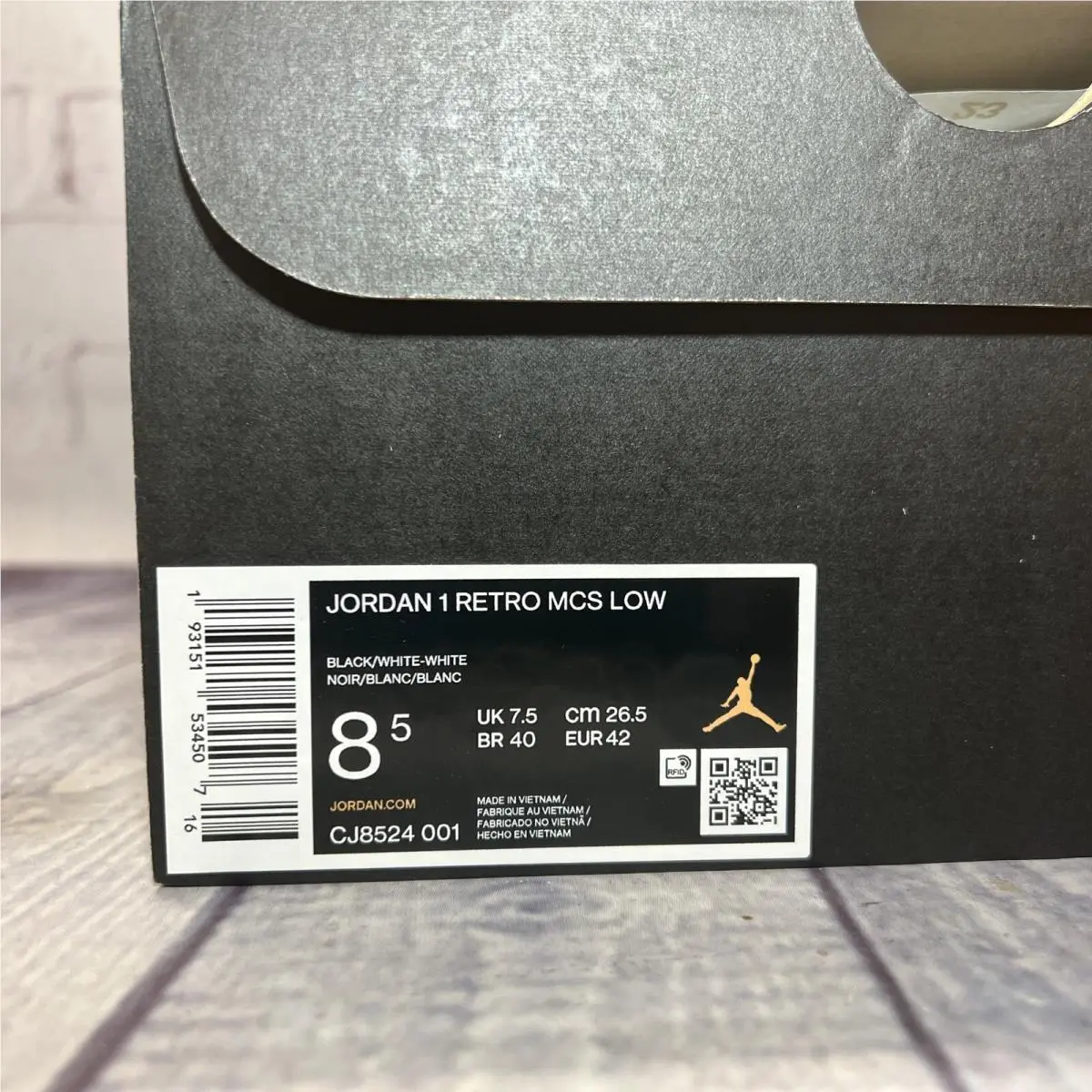 Nike shoes - Jordan 1 - CJ8524-001 - Black 10