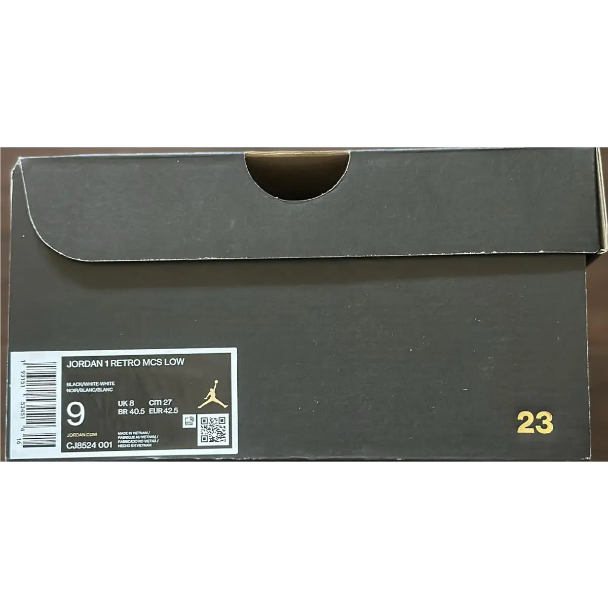 Nike shoes - Nike Air Jordan 1 Retro MCS Low - CJ8524-001 - Black (UPC: 0193151534491) 5