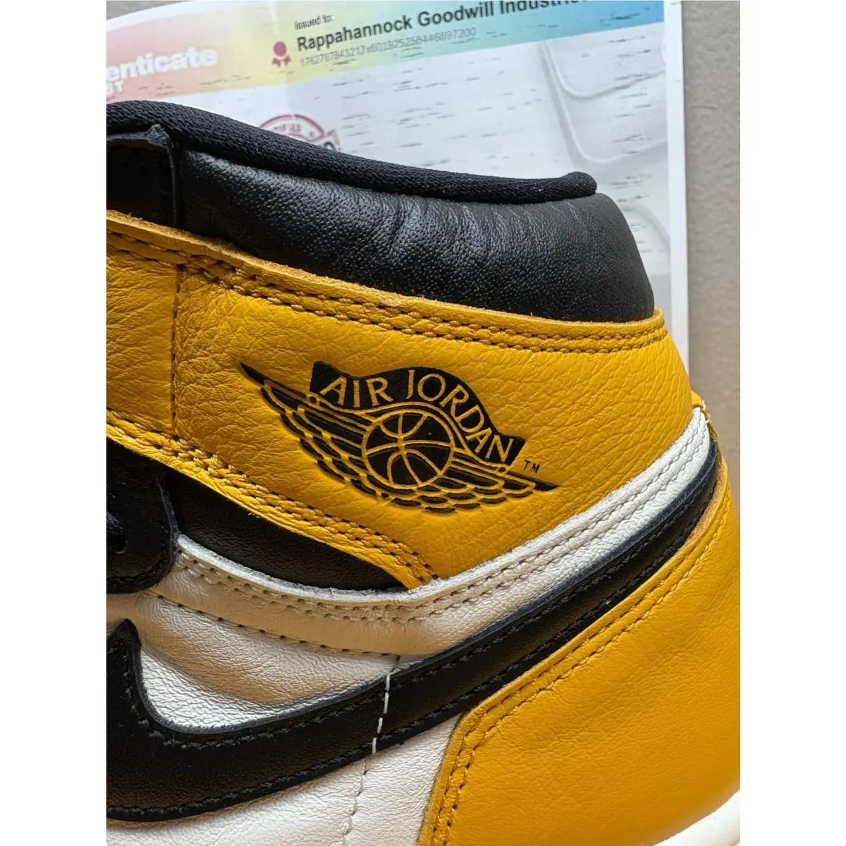 Nike shoes - Air Jordan 1 - Air - 555088-711 - Yellow 5