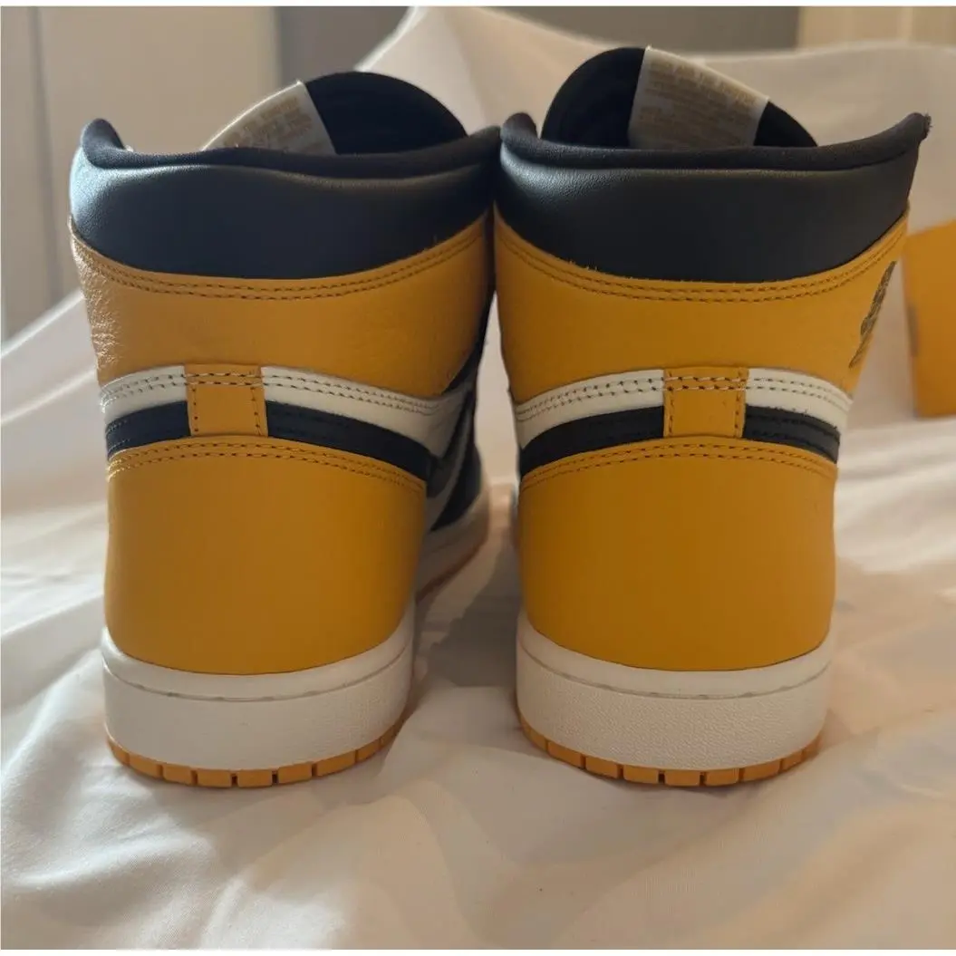 Nike shoes - Nike Air Jordan 1 - Air - 555088711 - Yellow (UPC: 196149163840) 8