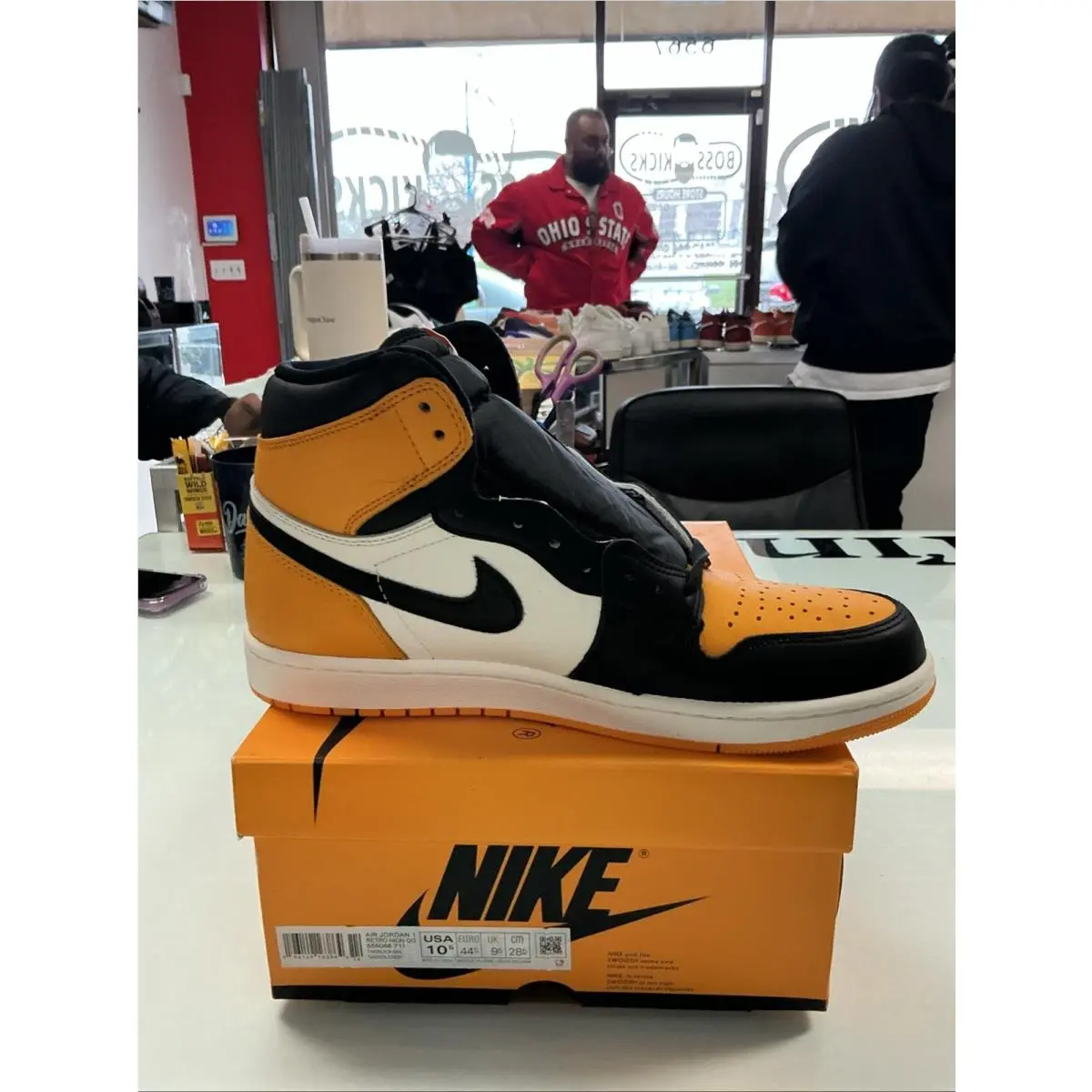 Nike shoes - Air Jordan 1 - Air - 555088-711 - Yellow 1