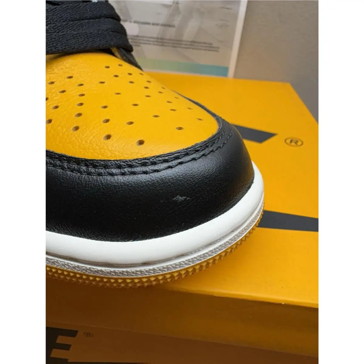 Nike shoes - Air Jordan 1 - Air - 555088-711 - Yellow 12