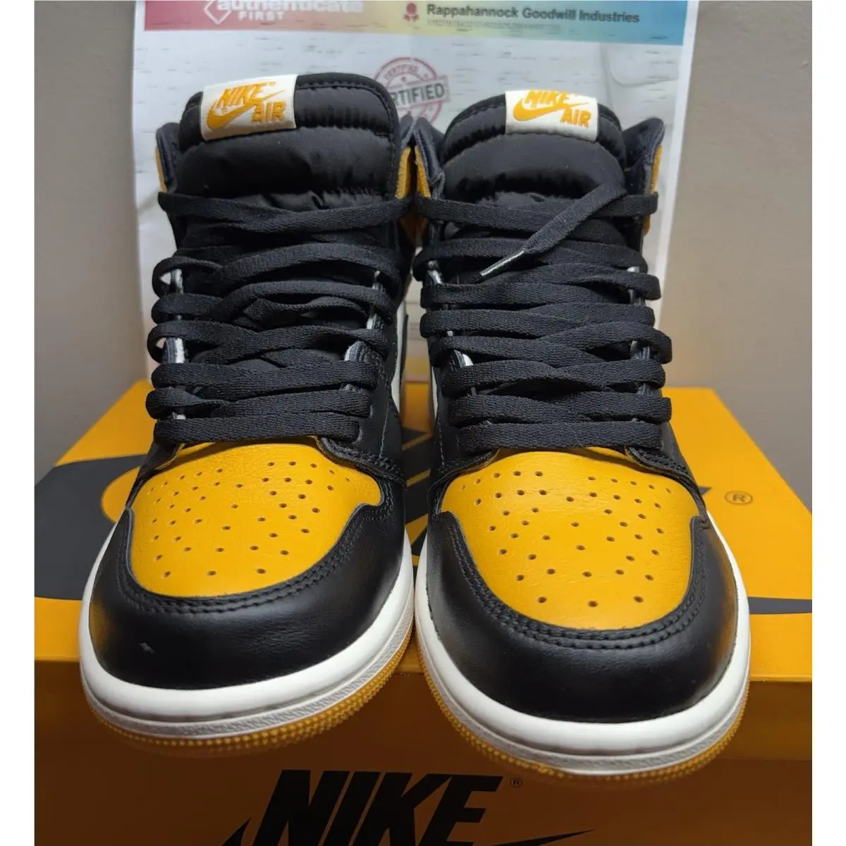 Nike shoes - Air Jordan 1 - Air - 555088-711 - Yellow 1