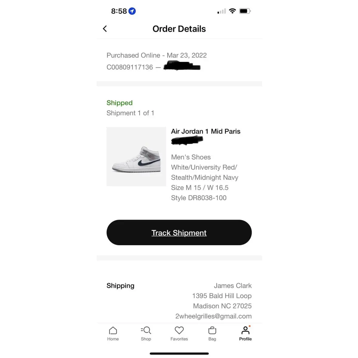 Nike shoes - Air Jordan 1 Mid - Air Mid - DR8038-100 - White 9