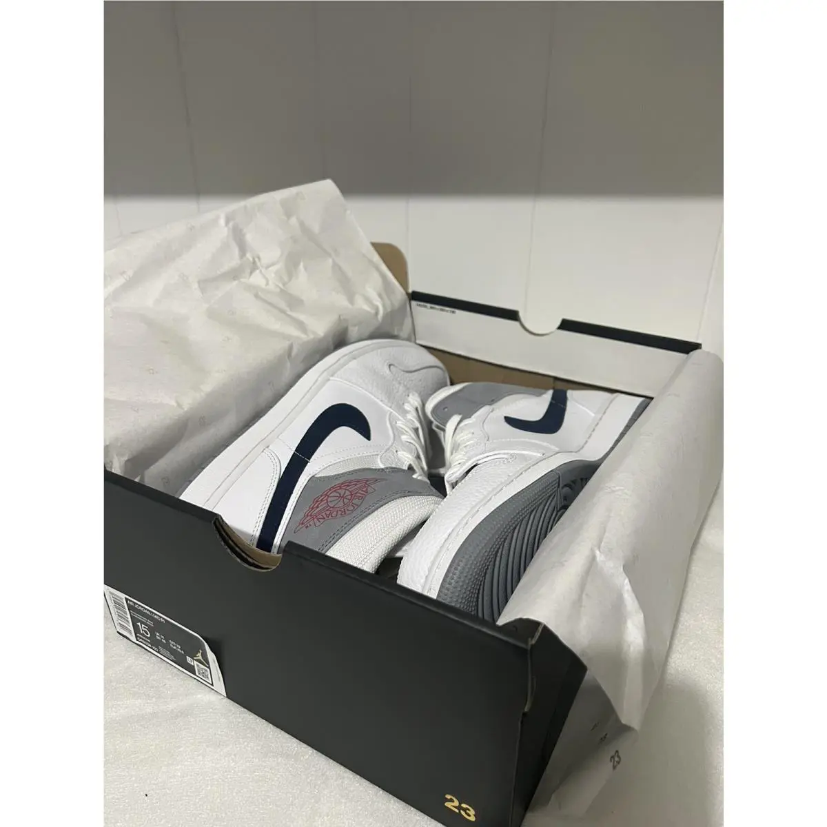 Nike shoes - Air Jordan 1 Mid - Air Mid - DR8038-100 - White 7