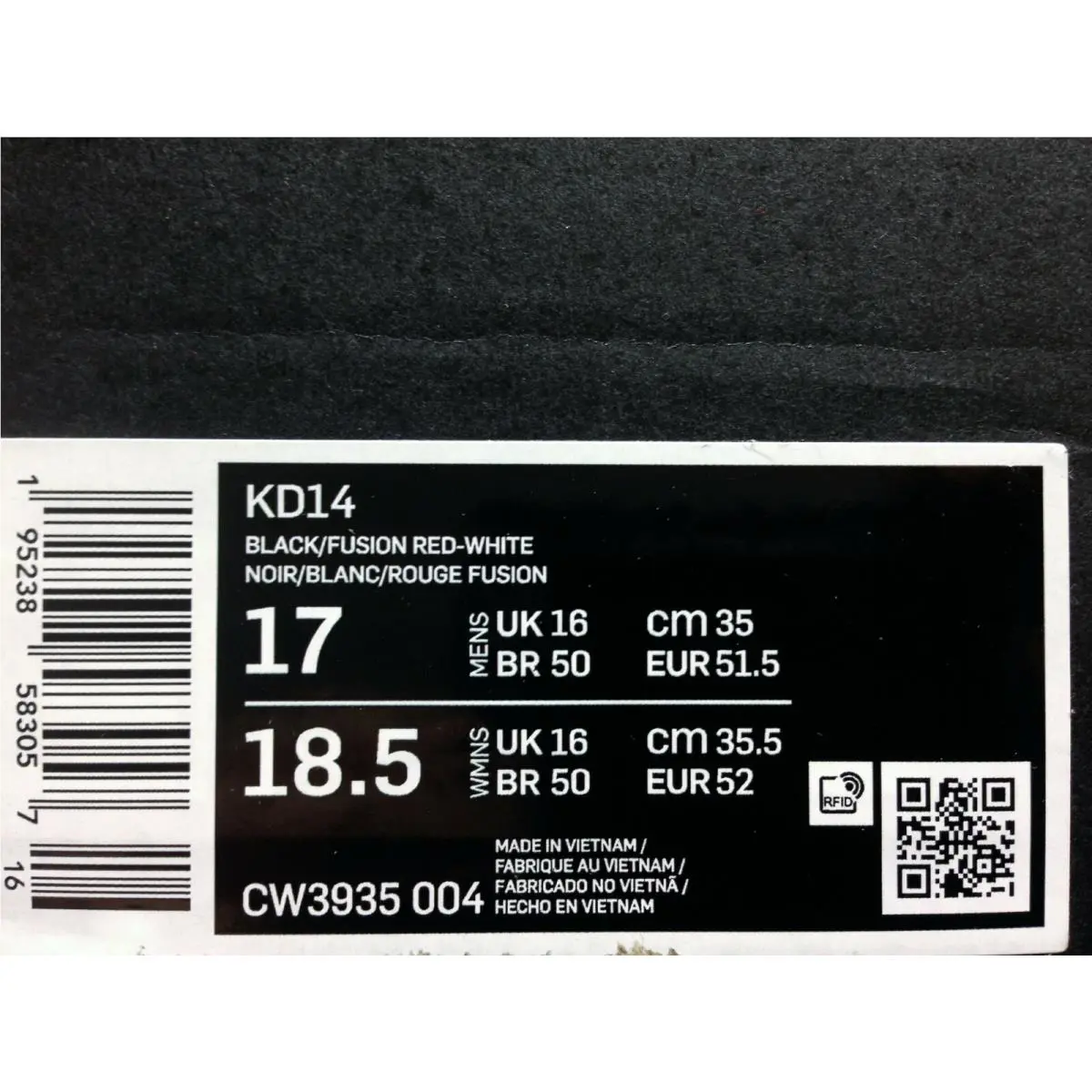 Nike shoes - NIKE KD14 - CW3935004 - Black (UPC: 195238583057) 3
