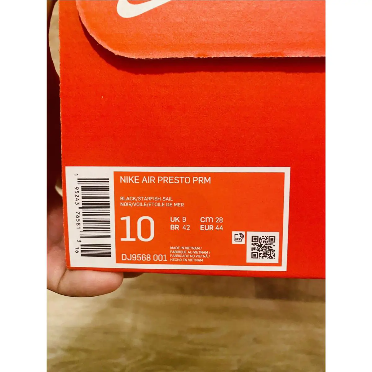 Nike shoes - Nike Air Presto - Air Presto - DJ9568-001 - Black-Starfish-Sail (UPC: 195243765813) 8