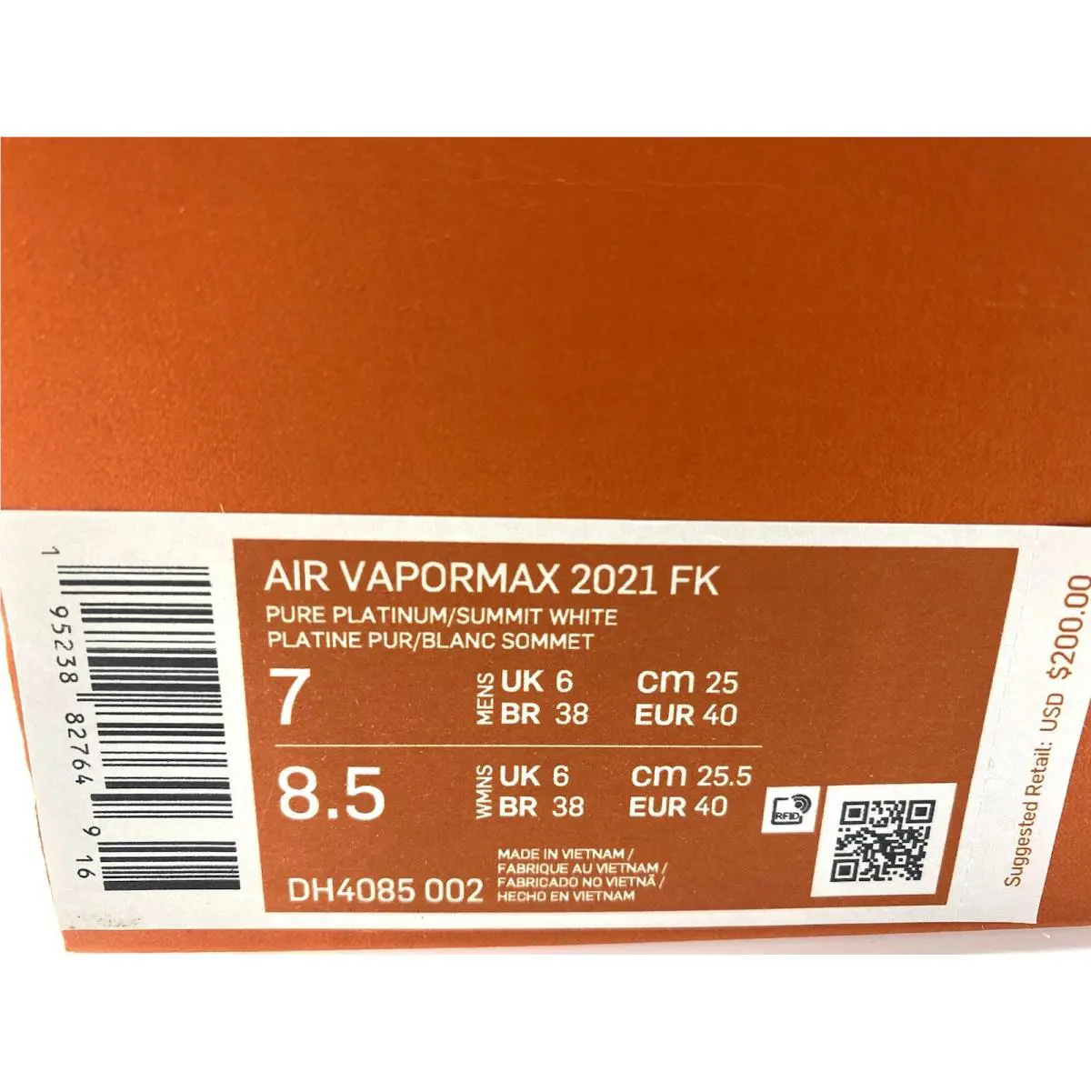 Nike shoes - Nike Air Vapormax 2021 FK - DH4085-002 - Multicolor 10
