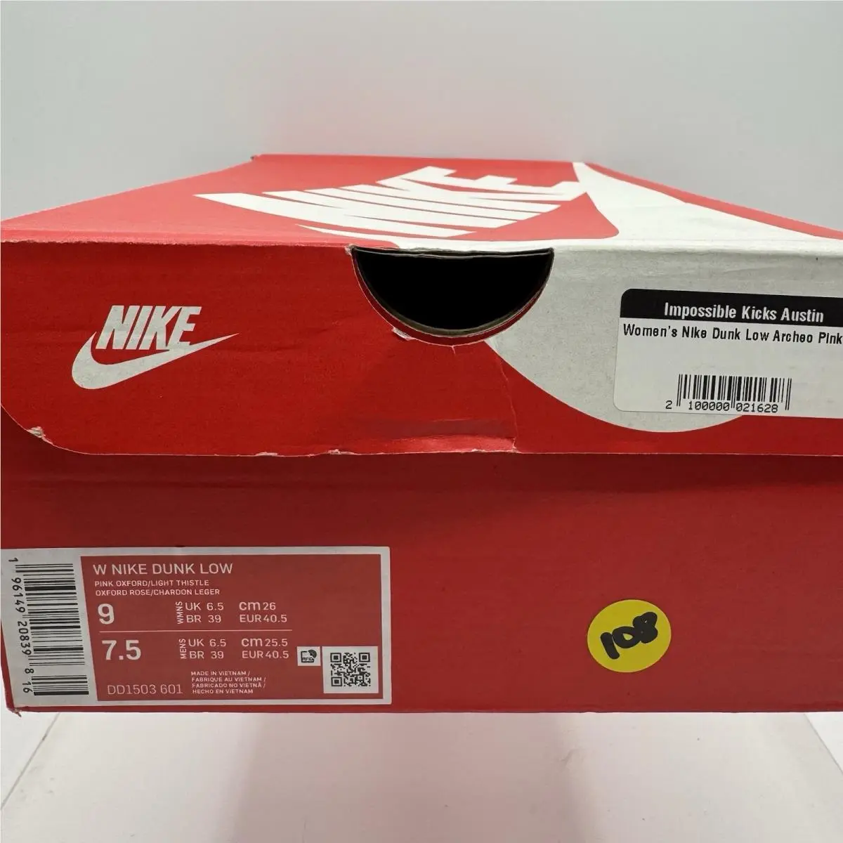 Nike shoes - Nike Dunk Low - Dunk Low - DD1503-601 - Pink Oxford / Light Thistle-Phantom 7