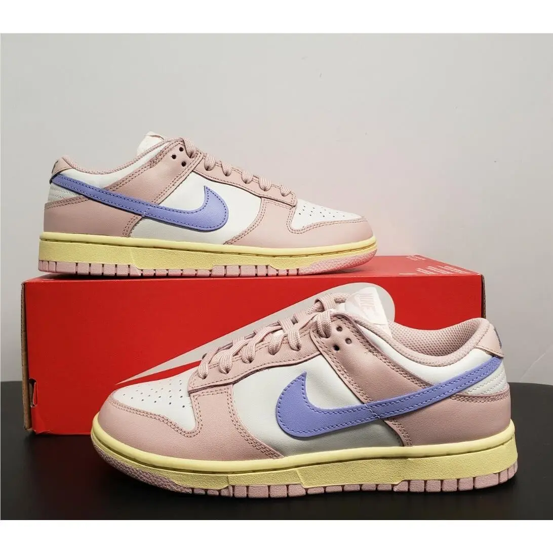 Nike Womens Dunk Low Pink Oxford Light Thistle DD1503-601 Size 7.5 No Lid