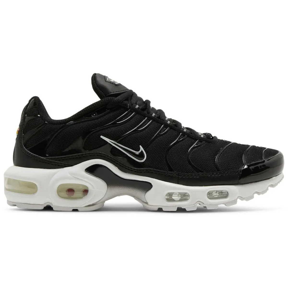Size 6 - Women`s  Air Max Plus Black-black-white Running Shoes DM2362-001 by Nike