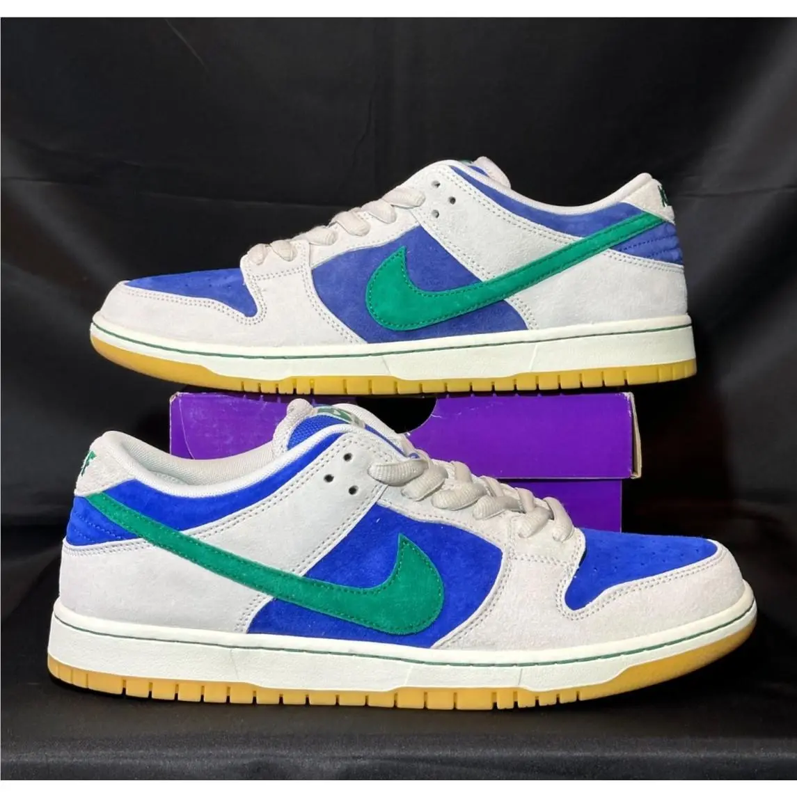 Nike SB Dunk Low Hyper Royal Malachite - Size 12M/13.5W HF3704-001 0241