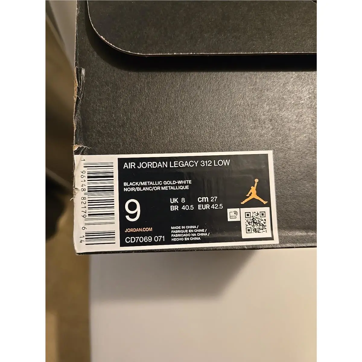 Nike shoes - Jordan Legacy 312 - Legacy - CD7069-071 - Black 11