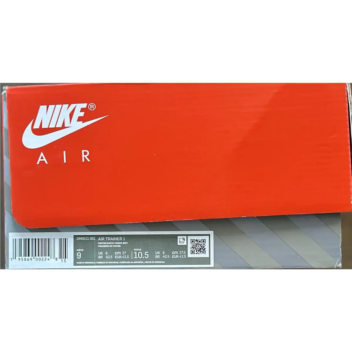 Nike shoes - Nike Air Trainer 1 - Air Trainer - DM0521-001 - Gray (UPC: 0195869002248) 5