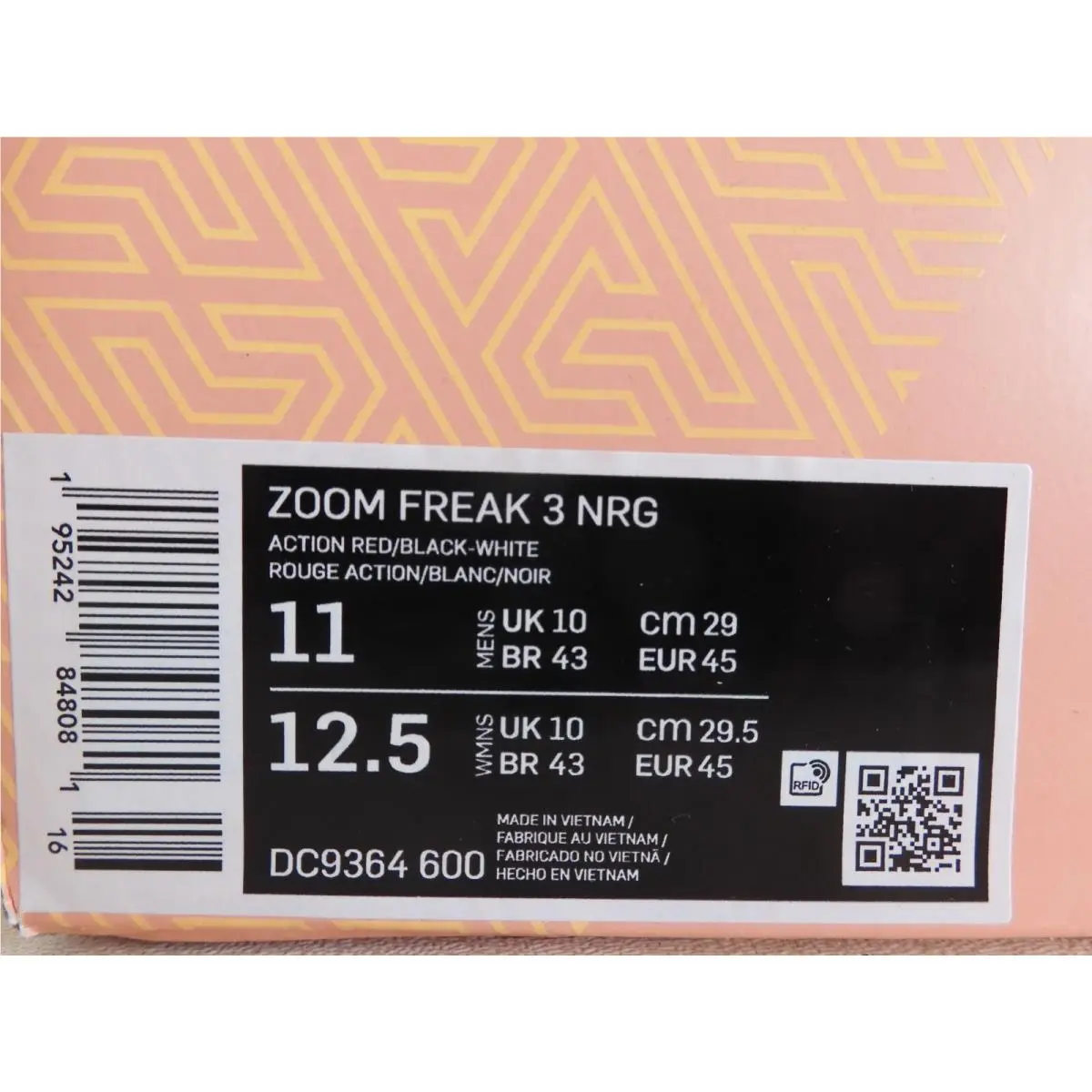 Nike shoes - Nike Zoom Freak - Zoom Freak - DC9364-600 - Red (UPC: 195242848081) 3