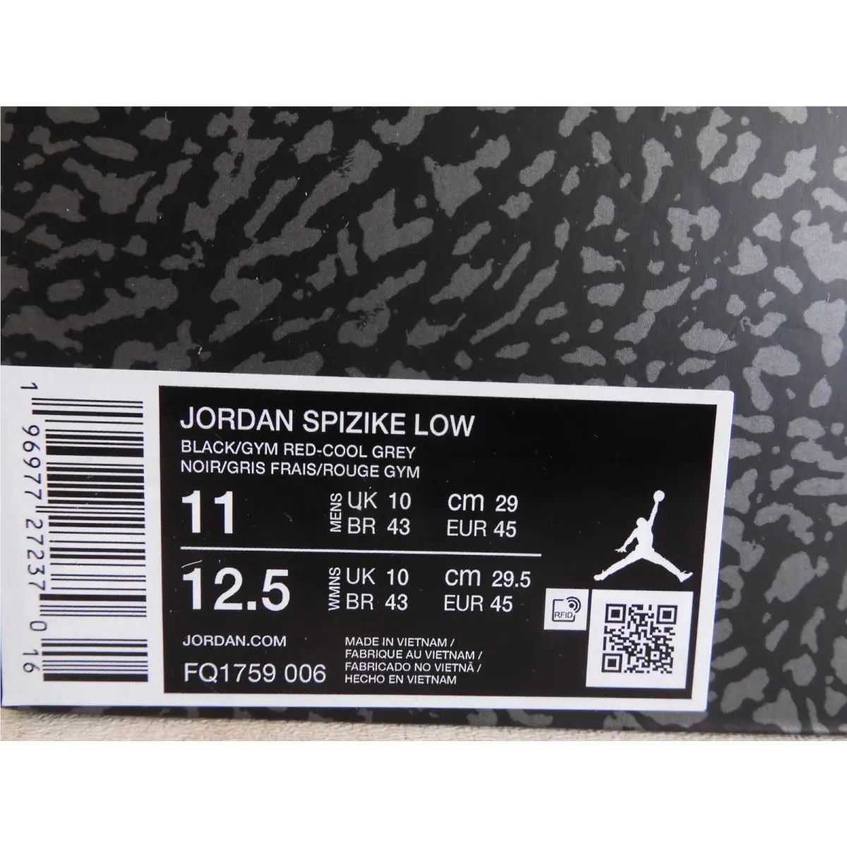 Nike shoes - Air Jordan Spizike - Air Spizike - FQ1759-006 - Black (UPC: 196977272370) 3
