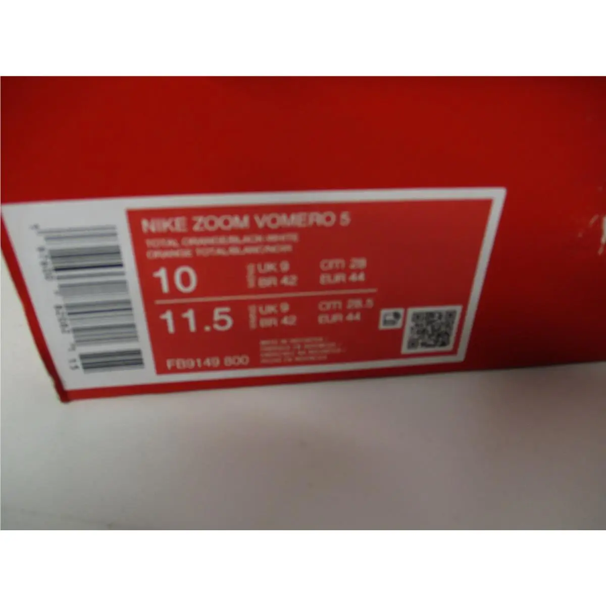 Nike shoes - Nike Zoom Vomero 5 - Zoom Vomero - FB9149-800 - Total Orange/White/Metallic Platinum/Black (UPC: 00197600822153) 7
