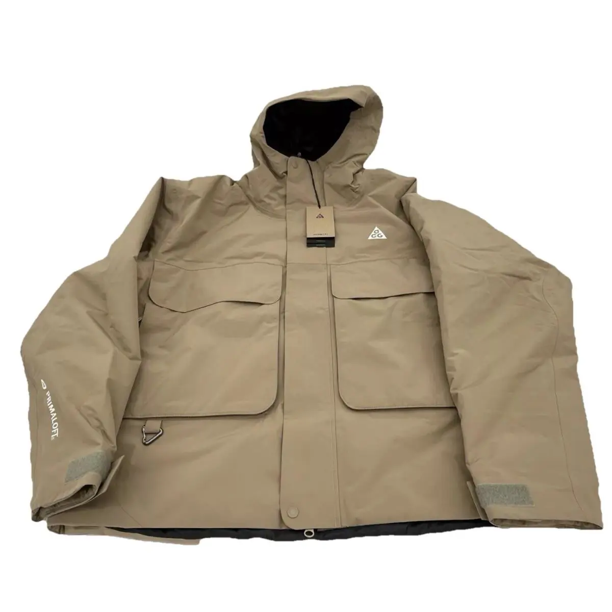 Nike clothing - Nike ACG PrimaLoft Skull Peak Storm-FIT Jacket - FV8681247 - Khaki/Anthracite/Black/Summit (UPC: 197597272450) 2