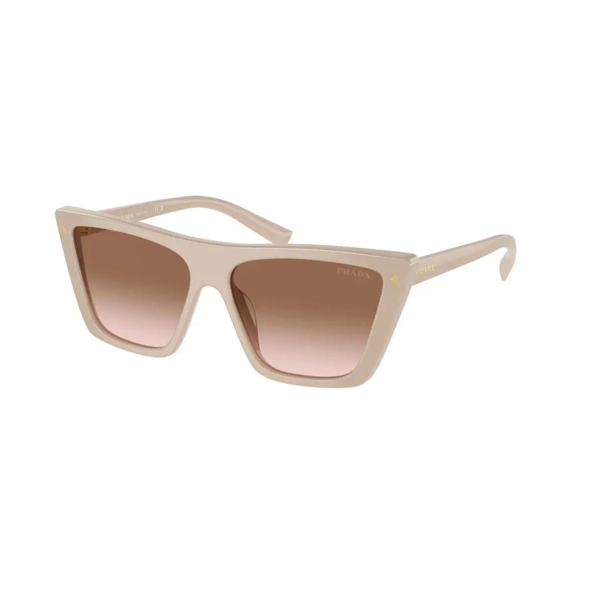 Prada PR 21ZS Light Pink/brown Shaded 11I-0A6 Sunglasses