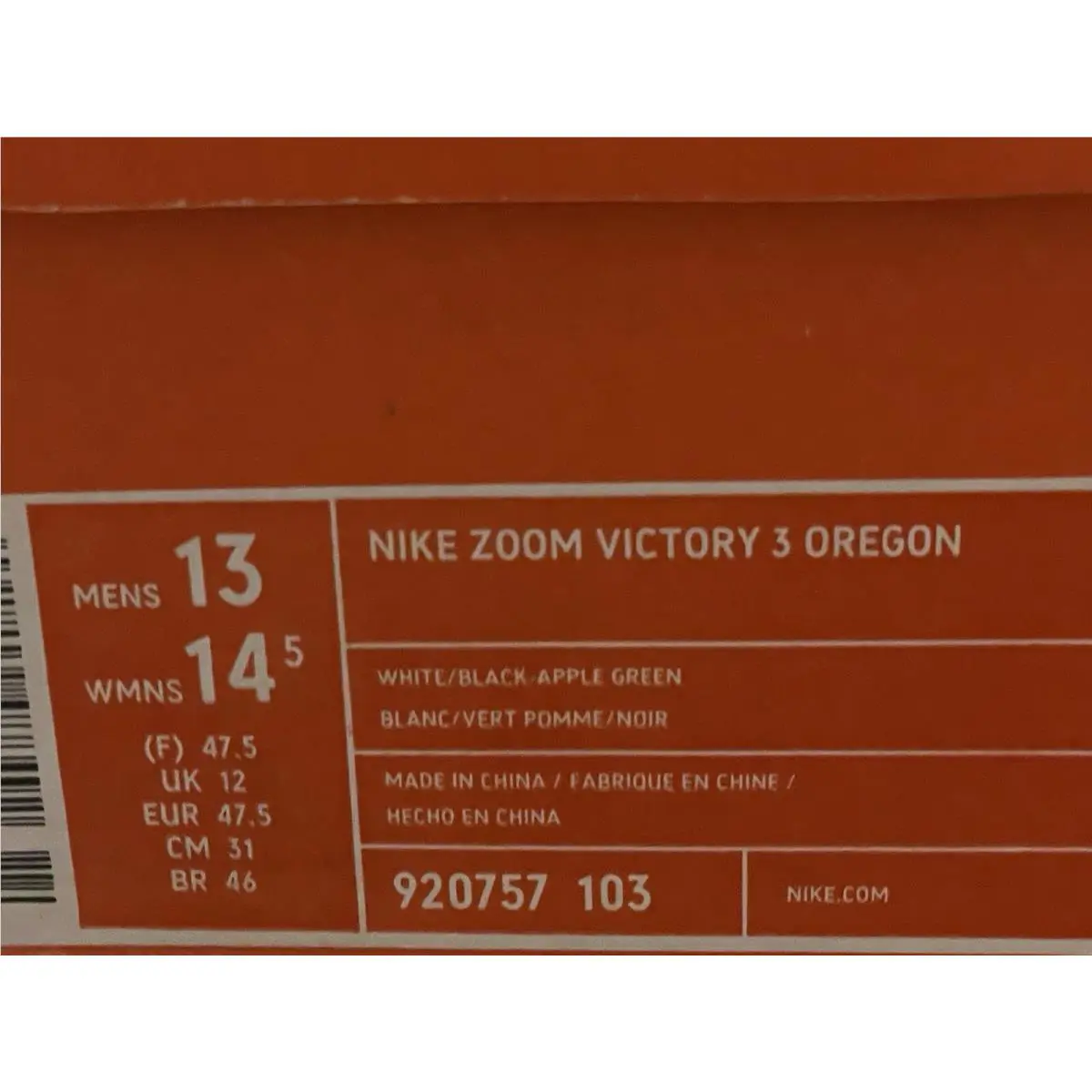Nike shoes - Nike Zoom Victory 3 - Zoom Victory - 920757-103 - White 6