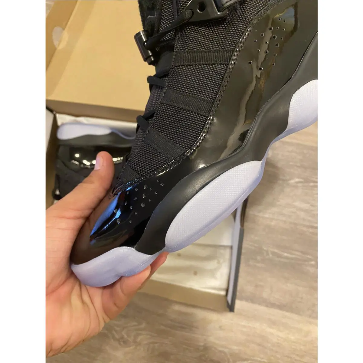Nike shoes - Jordan 6 Rings - Rings - 322992-011 - Black (UPC: 0192498015830) 2