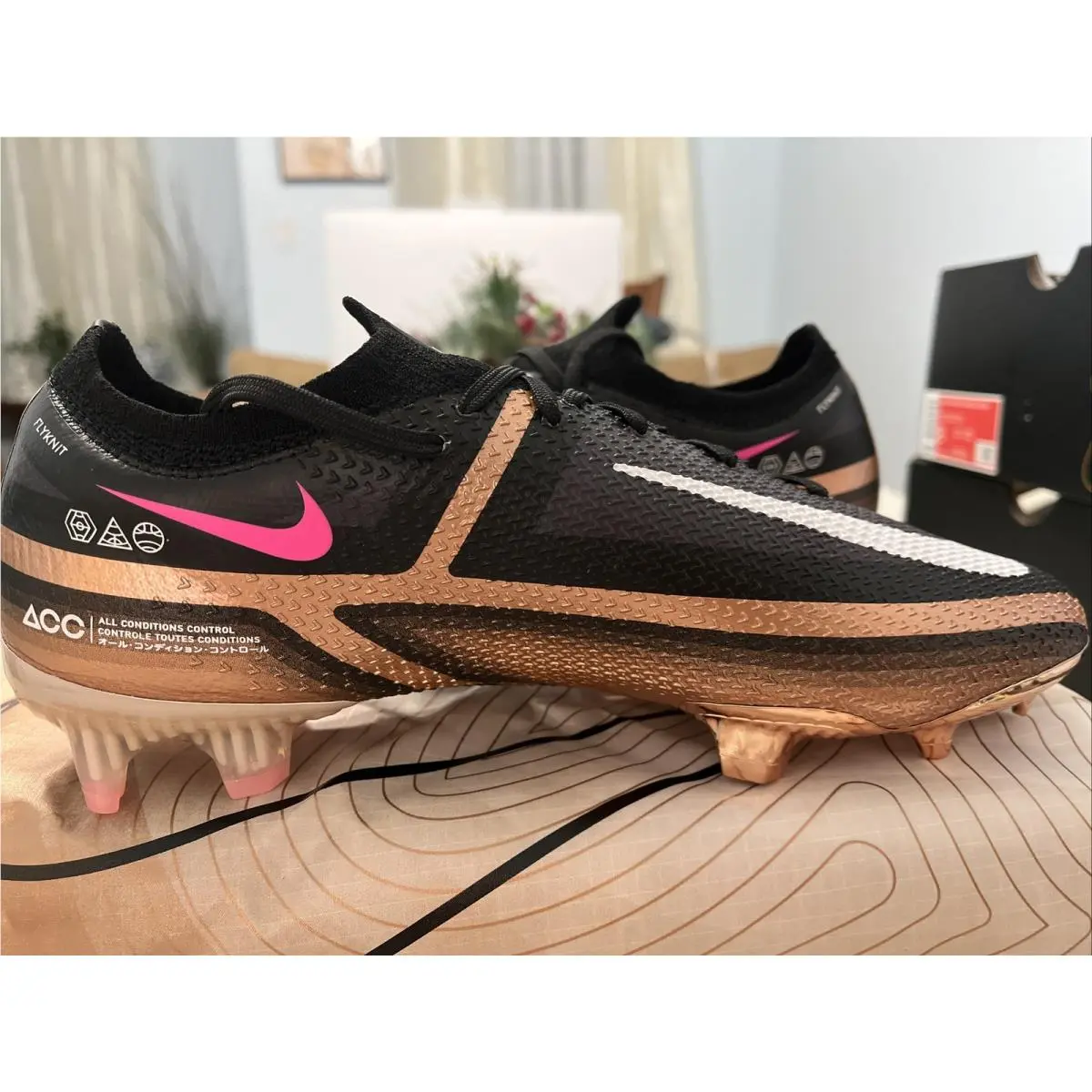 Nike shoes - Nike Phantom GT2 Elite FG - DR5954 810 - Metallic Copper 1