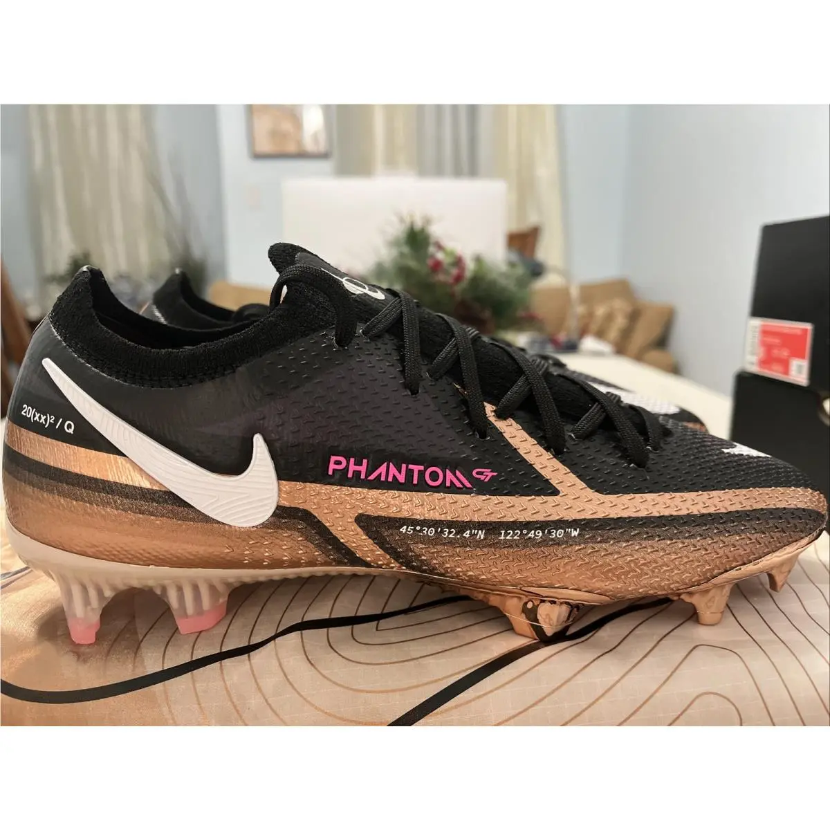 Nike Phantom GT2 Elite FG Metallic Copper DR5954 810 Men`s Size 7 / Women`s 8.5