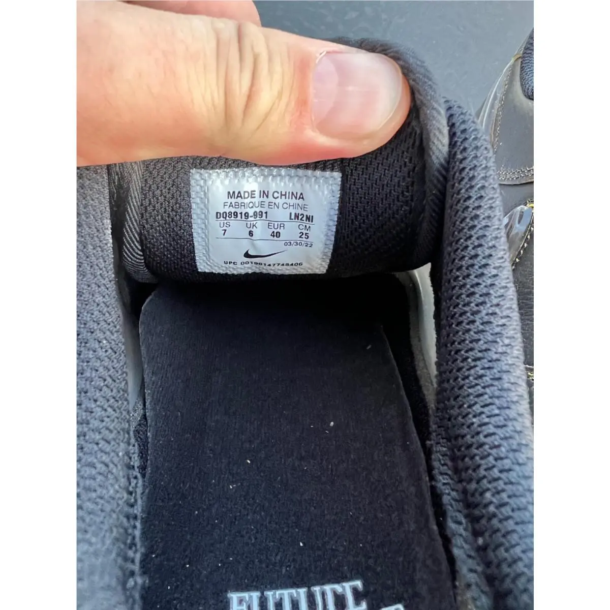 Nike shoes - Nike Air Force 1 - Air Force - DQ8919-991 - Black, Multicolor 14