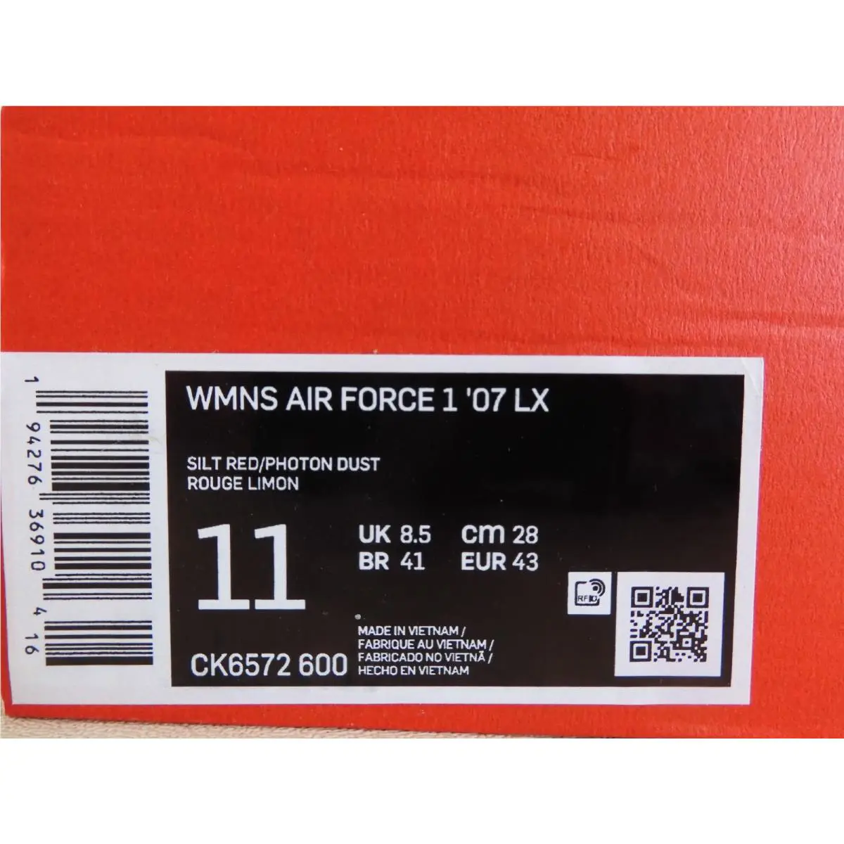 Nike shoes - Nike Air Force 1 - Air Force - CK6572-600 - Red (UPC: 194276369128) 3