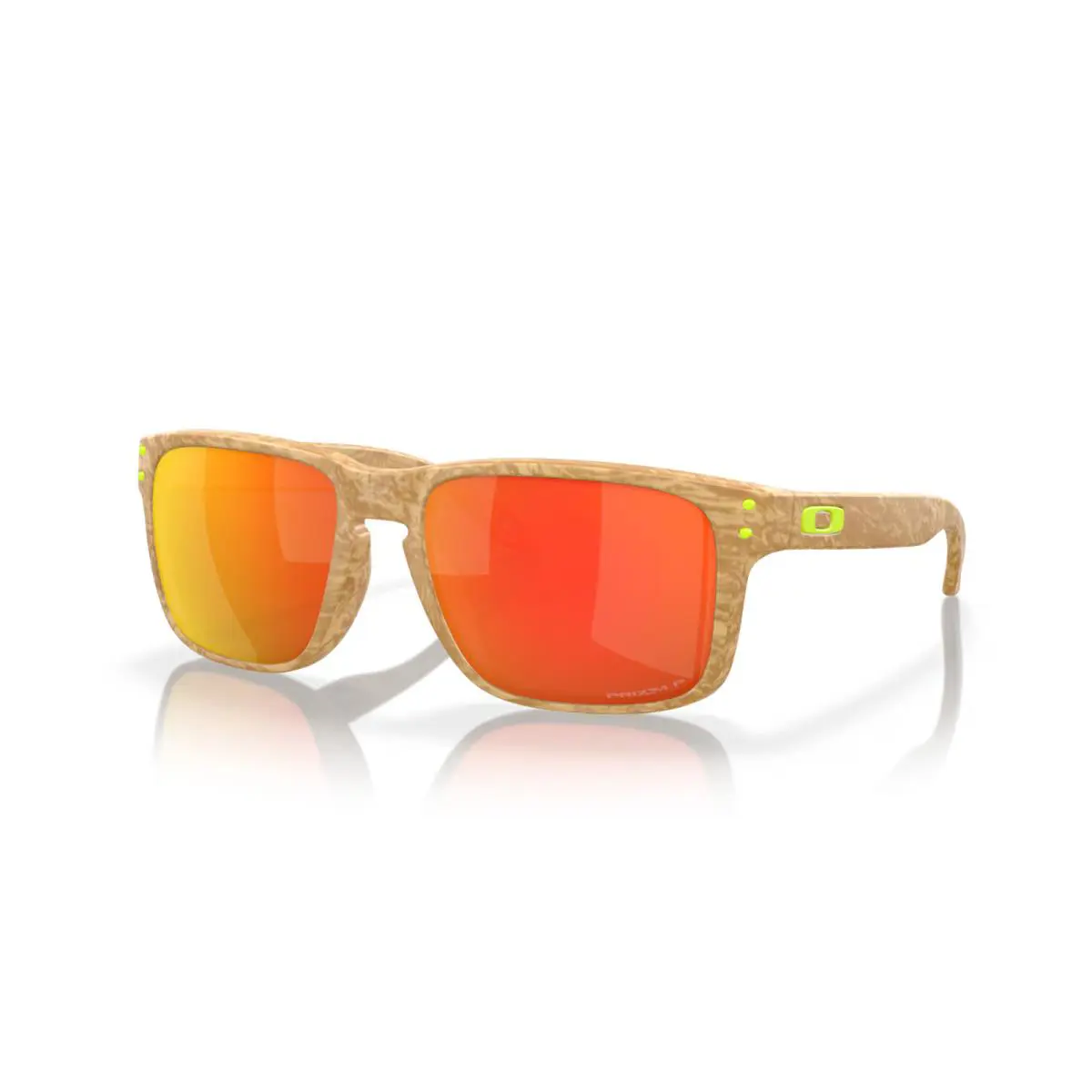 Holbrook Polarized Sunglasses OO9102-Y855 Stone Desert Tan W/ Prizm Ruby by Oakley