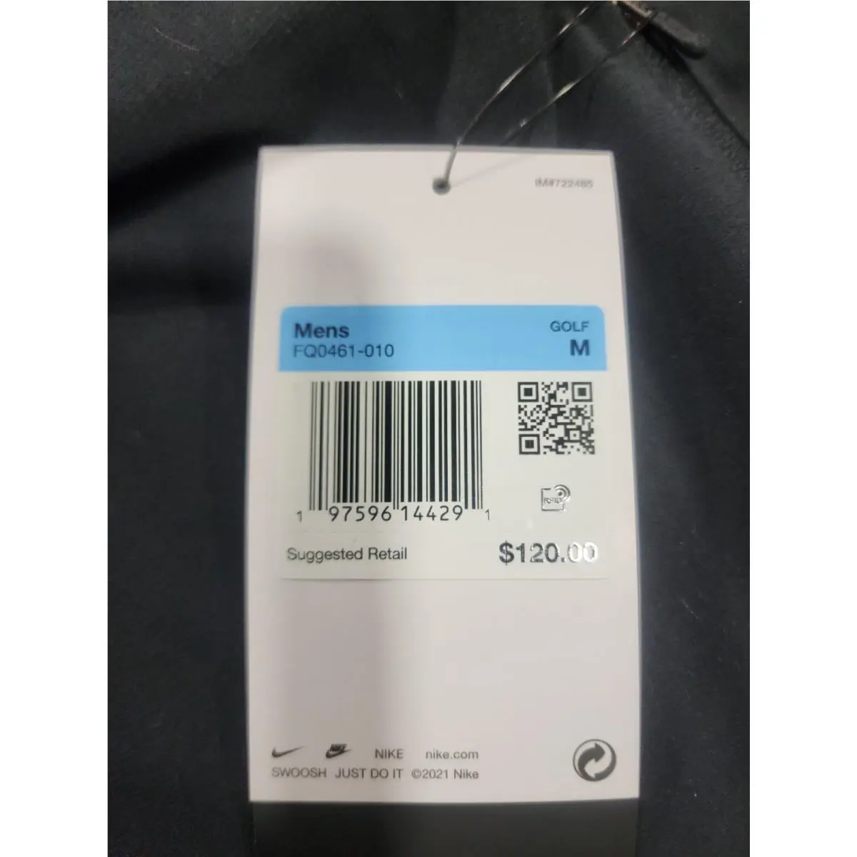 Nike clothing - Nike Tour Men`s Repel Full-Zip Golf Jacket - FQ0461-010 - Black / White 5