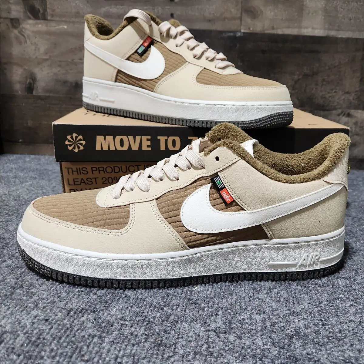 Nike shoes - Nike Air Force 1 - Air Force - DC8871-200 - Rattan/Sail/Brown Kelp/Sail 0