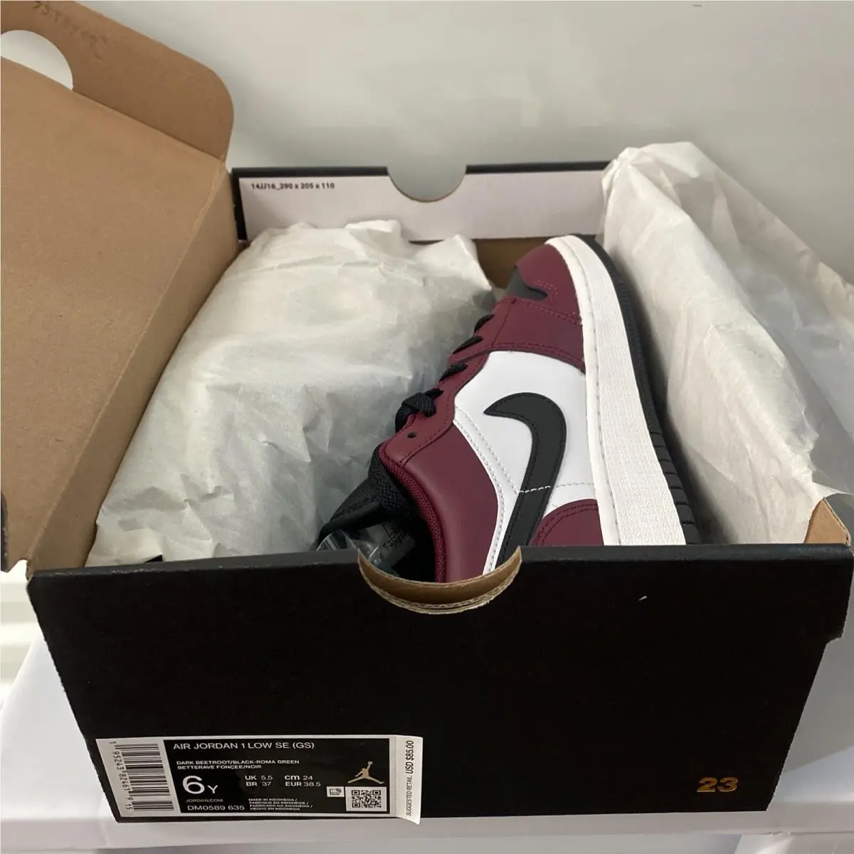 Nike shoes - Air Jordan 1 - Air - DM0589-635 - Brown (UPC: 195243824619) 8