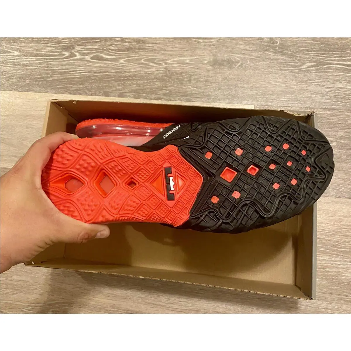 Nike shoes - Lebron XVIII Low - Lebron XVIII Low - CV7562-002 - Black-Bright Crimson-White (UPC: 194957372294) 9