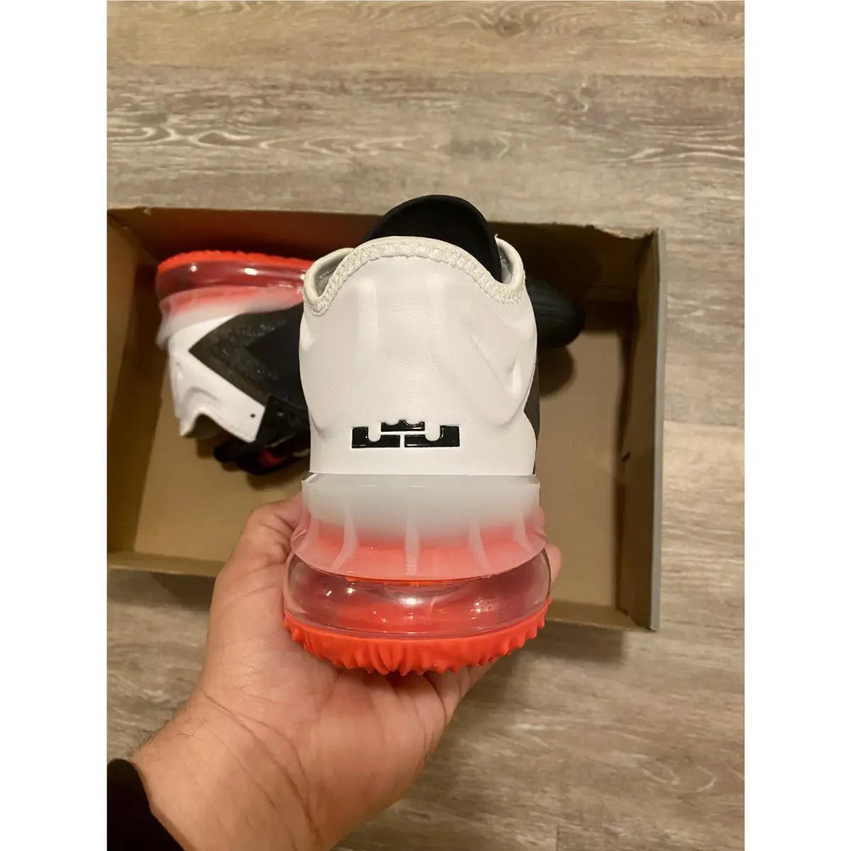 Nike shoes - Lebron XVIII Low - Lebron XVIII Low - CV7562-002 - Black-Bright Crimson-White (UPC: 194957372294) 0