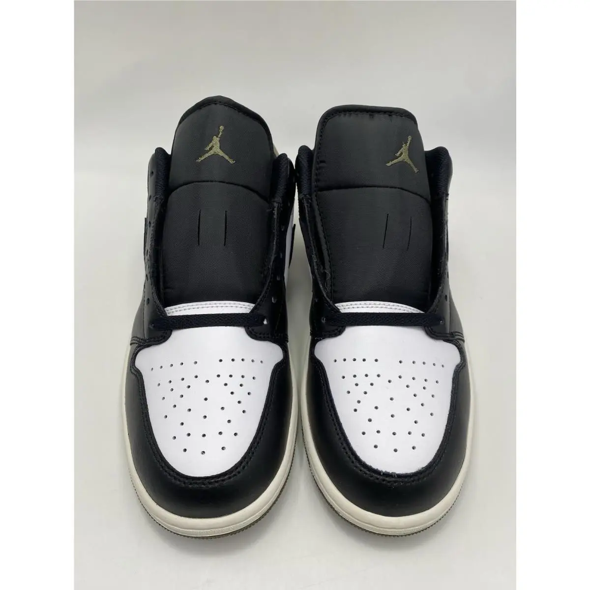 Nike shoes - Nike Air Jordan 1 - Air - 553558 092 - Black/White-Medium Olive (UPC: 197601148481) 3