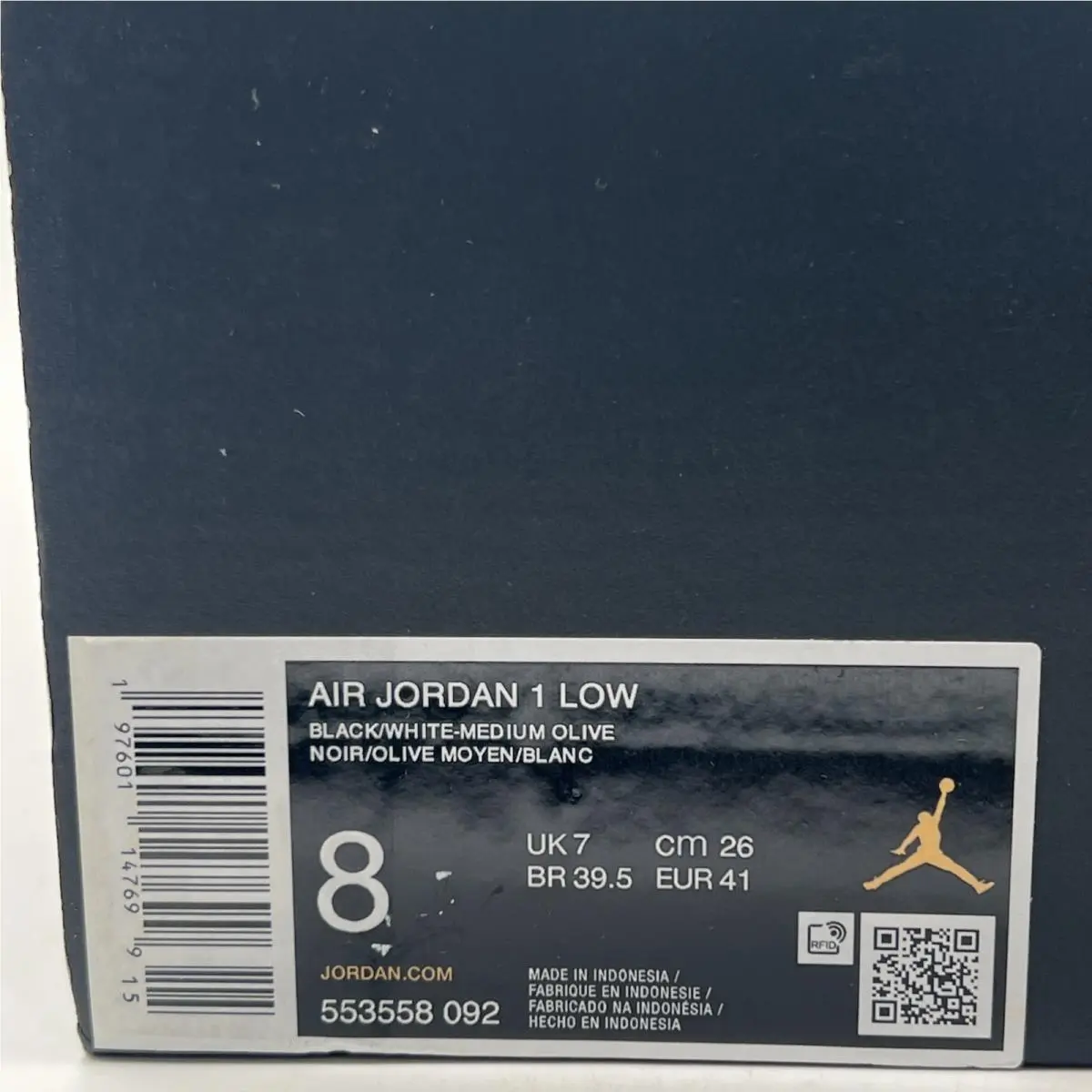Nike shoes - Air Jordan 1 Low - Air Low - 553558 092 - White 5