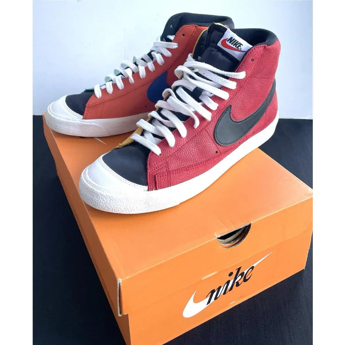 Nike shoes - Nike Blazer 77 - Blazer - DN1718-300 - WASHED TEAL/WHITE/UNIVERSITY GOLD/GYM RED, Manufacturer: WASHED TEAL/WHITE/UNIVERSITY GOLD/GYM RED 8