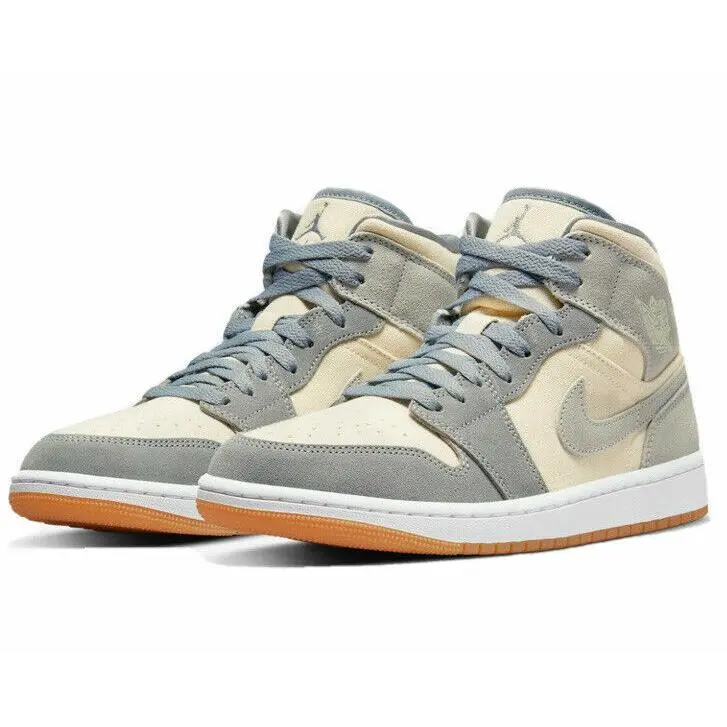 Air Jordan 1 Mid SE Men`s Size 8 Coconut Milk/coconut Milk DN4281-100