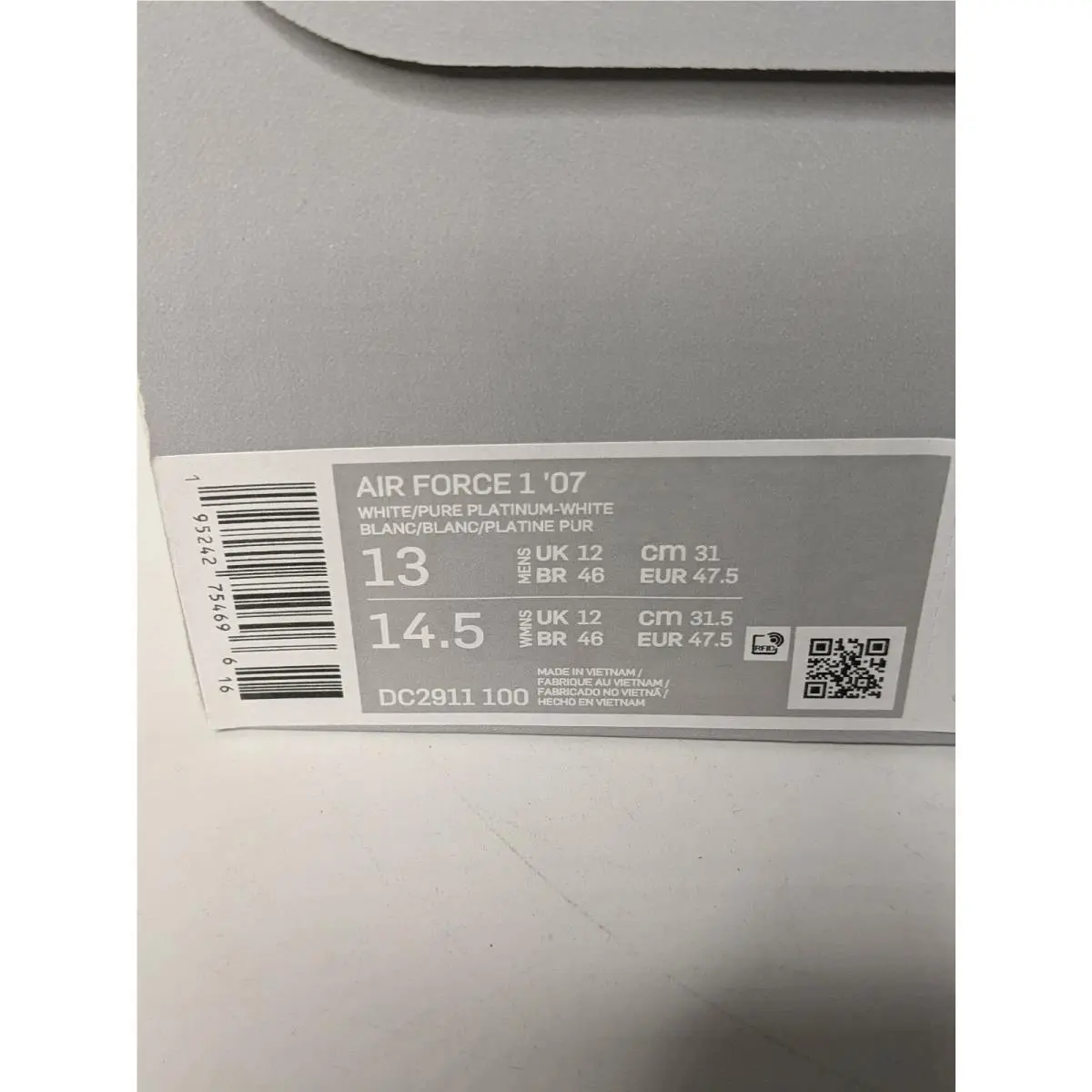 Nike shoes - Nike Air Force 1 - Air Force - DC2911-100 - White 7